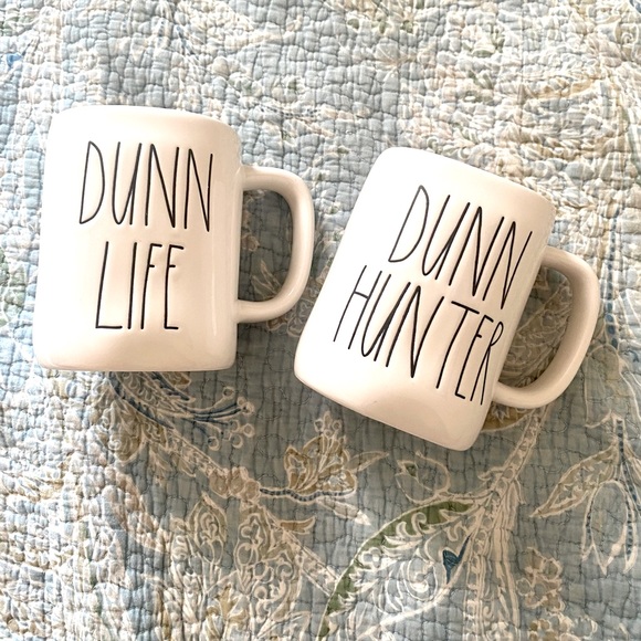 Rae Dunn Mug set Dunn Hunter Dunn Life